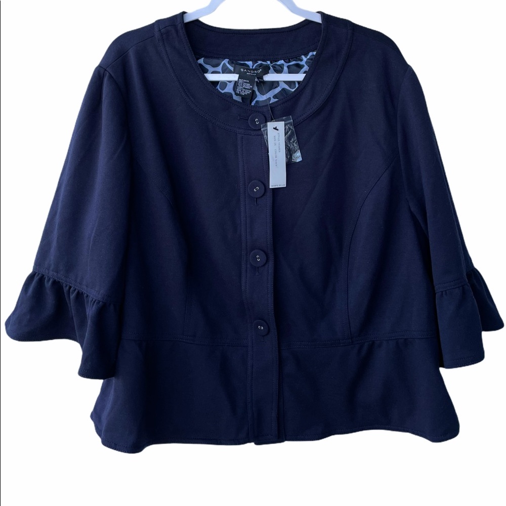 Sandro Sportswear button front jacket/coat size 2X